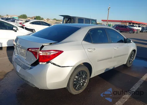 2017 Toyota Corolla Le из США, поврежденный, VIN 2T1BURHEXHC868445